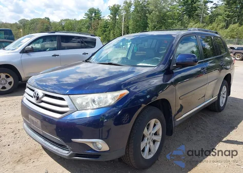 2012 Toyota Highlander Se V6 из США, поврежденный, VIN 5TDBK3EH0CS155460